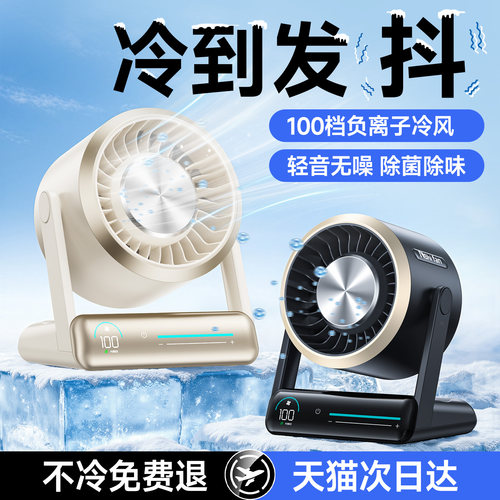 负离子循环桌面风扇制冷空调扇
