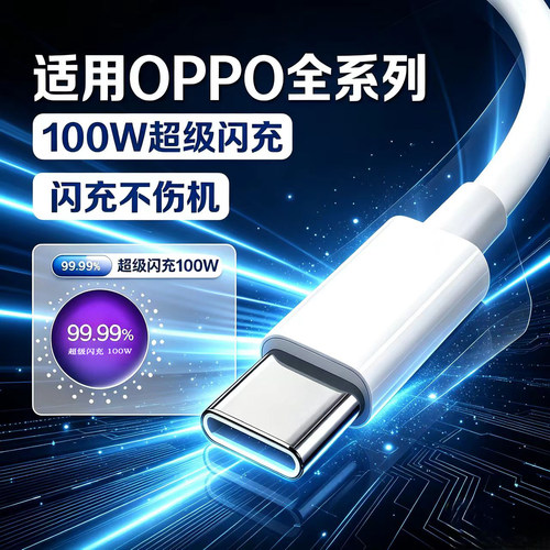 双tc口100W适用oppo全系列快充