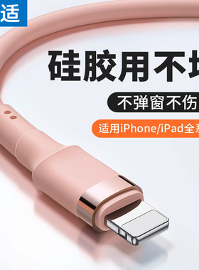 能适数据线适用苹果13iPhone14器8plus手机USB快充X充电线12快速8车载12promax加长2米ipad平板lighting闪充
