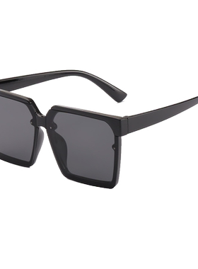 墨镜女夏显脸小太阳镜2022年新款防紫外线舒适复古黑框茶色眼镜潮