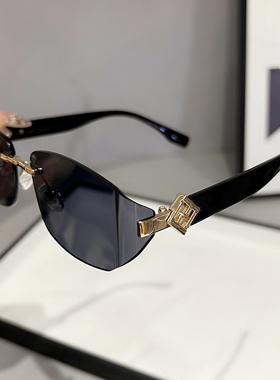 墨镜2025新款潮女太阳镜圆脸网红款时尚防紫外线开车gm眼镜男显瘦