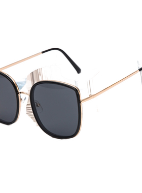 太阳镜女2022年新款防晒港风大脸gm墨镜夏显脸小圆脸防紫外线眼镜