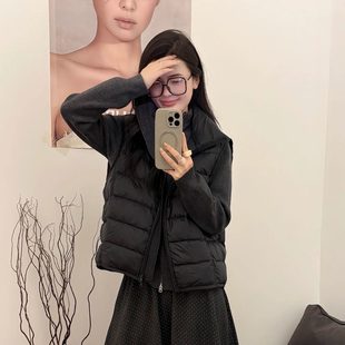 排骨羽绒棉马甲女款外穿2026春秋新款轻薄宽松小个子加厚保暖外套