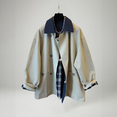 秋冬新款宽松洋气百搭开衫上衣女