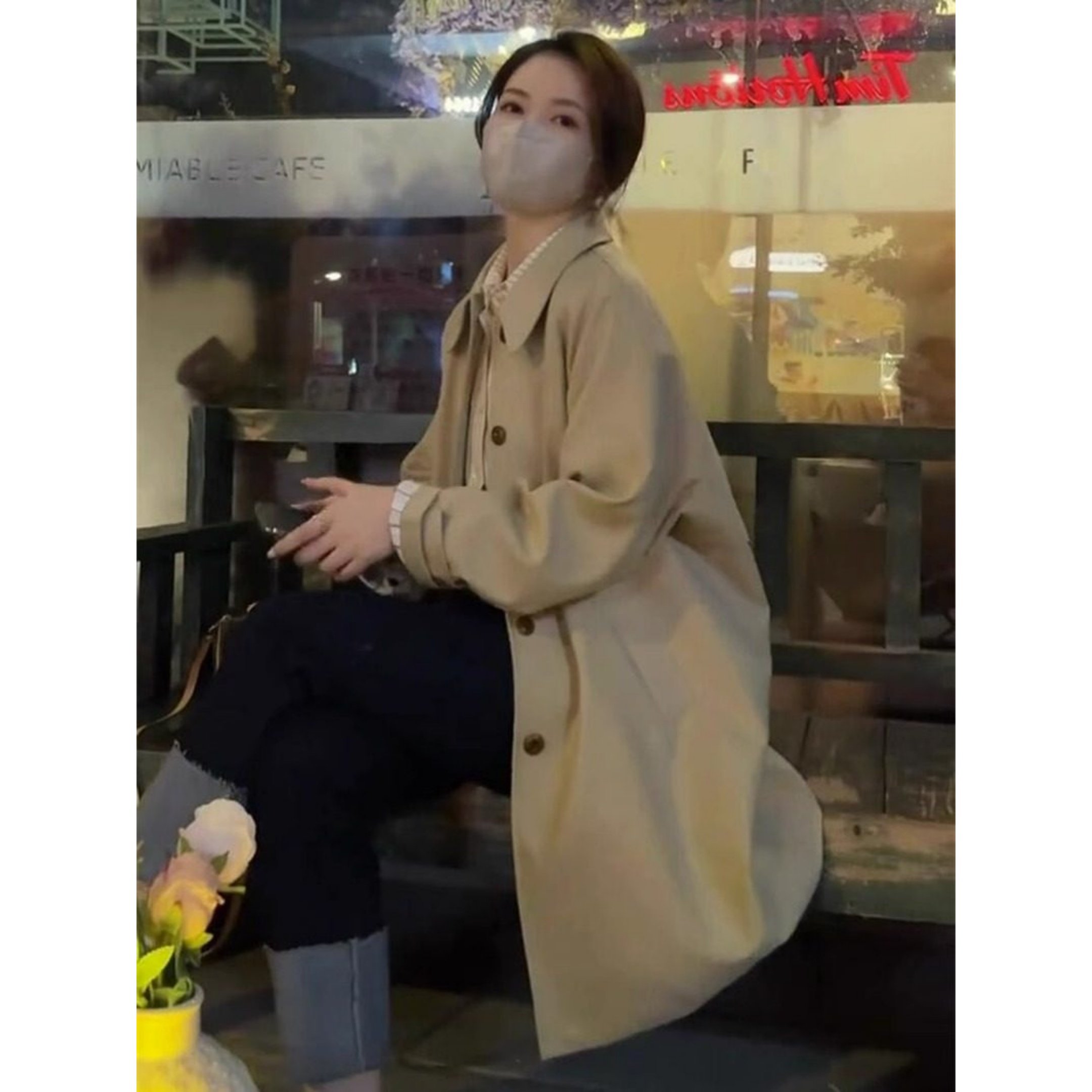 撞色短款风衣外套女2026春秋新款韩系小个子英伦风春秋高级感大衣,女装/女士精品,风衣,淘宝优惠券,粉丝福利购,淘宝优惠卷