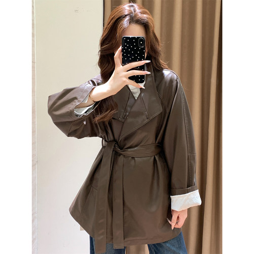 秋冬季新款高级感显瘦机车夹克潮