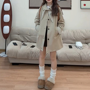 风衣女士春秋2026新款今年流行爆款小个子时尚英伦风中长外套大衣