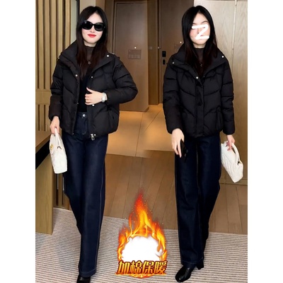 冬季宽松显瘦加厚保暖棉衣外套女