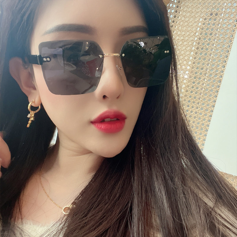 墨镜女夏2022新款太阳镜明星同款防晒港风大脸眼镜显脸小圆脸眼睛