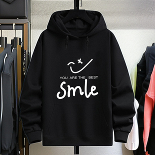 山东即墨卫衣男连帽秋冬加绒加厚潮牌宽松休闲百搭青少年重磅外套