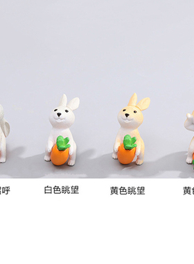 可爱动物PVC玩偶儿童过家家玩具