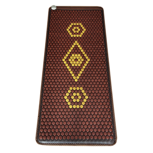 玉盛源美容能量床麦饭托玛琳玉红砭赭石黑绿玉北韩加热体验款床垫