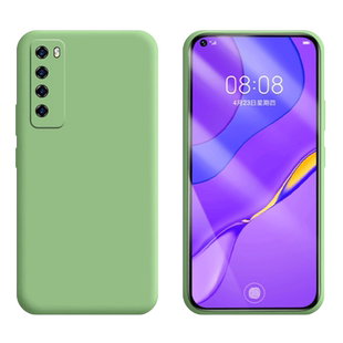 适用华为nova7手机壳液态硅胶nova7pro手机套全包镜头防摔nova7se手机壳男女款5g版软壳简约ins风网红保护壳