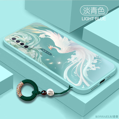 凤鸣九天适用华为nova7手机壳新款4G创意直边5g保护套nova6se液态硅胶nova8pro镜头全包nova6高级7se防摔外壳