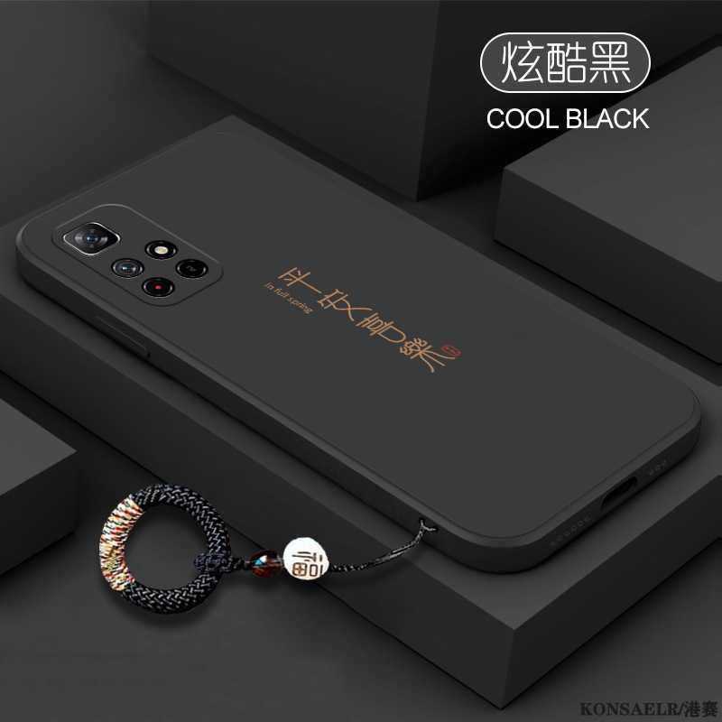 喜乐皆顺适用红米note14pro手机壳新款note11简约文字note10镜头全包外壳12pro+液态硅胶note12Turbo保护软套