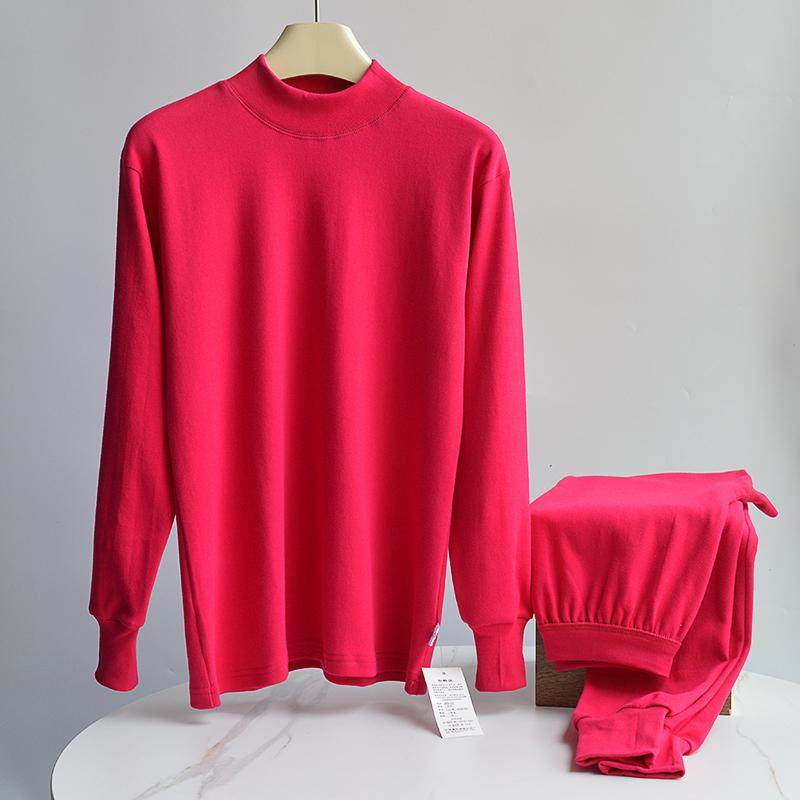 加厚纯棉秋衣秋裤套装女中领保暖全棉内衣中老年人秋冬打底棉毛衫,女士内衣/男士内衣/家居服,保暖套装,淘宝优惠券,粉丝福利购,淘宝优惠卷