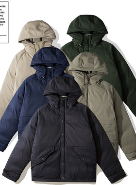 日系复古KapitalJapan ECWCS PARKA户外连帽羽绒服派克御寒雪地服