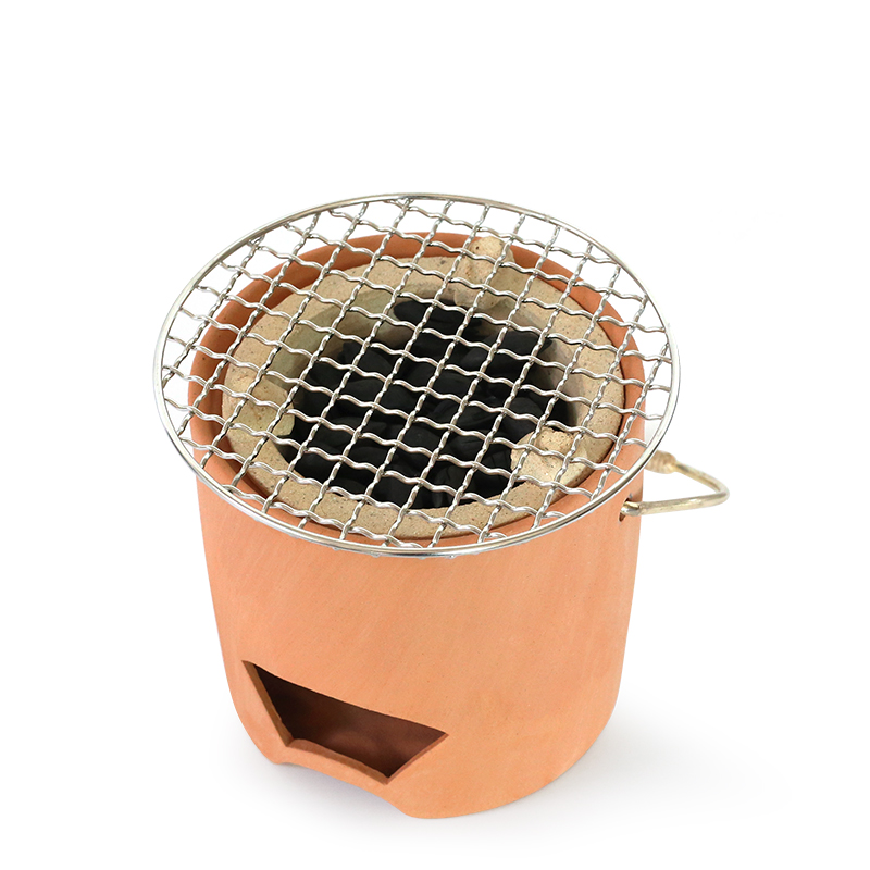 茶道配件不锈钢烧烤网酒精炉炭炉圆形加厚烤网烤架烤红薯简约中式