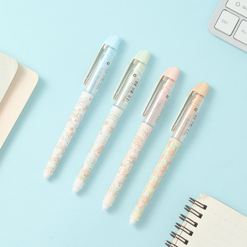 晨光宝琳娜魔法郁金香直液式中性笔走珠笔0.5m速干刷题全针管黑色