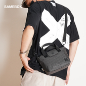 cordura考杜拉斜挎手提饺子包fidlock磁扣快拆轻便黑白格子纹背包