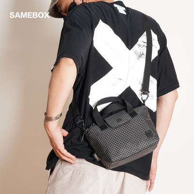 cordura考杜拉斜挎手提饺子包fidlock磁扣快拆轻便黑白格子纹背包