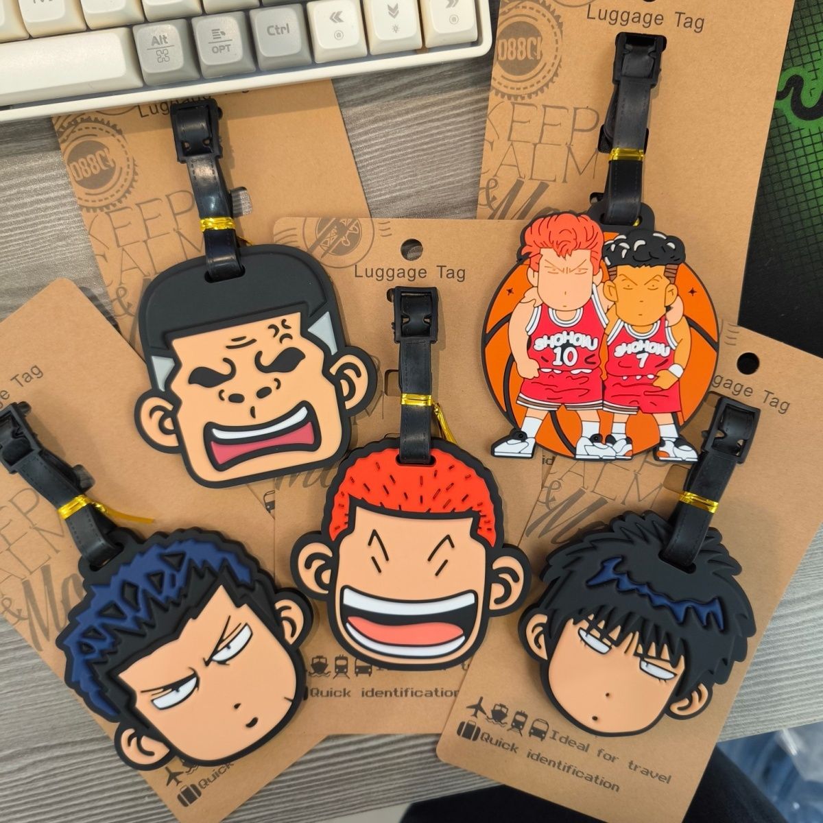 动漫灌篮高手行李牌登机牌