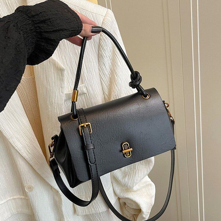 高级质感简约百搭单肩手提包包女2026韩版春季新款复古时尚高级感