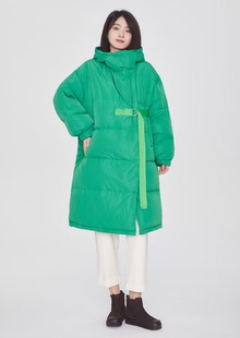 翠色嘉人2025冬季新款宽松大码文艺保暖90绒白鸭绒女羽绒服82190