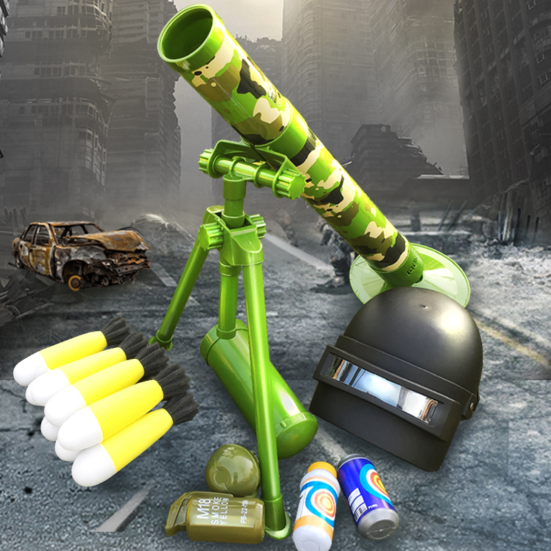 Đồ Chơi Tấn Công Gấp Trẻ Em Mô Hình Pháo Tên Lửa Pháo Cao Xạ Pháo Ý Pháo Cối Nam Đồ Chơi Pháo Lớn Pháo Truy Kích