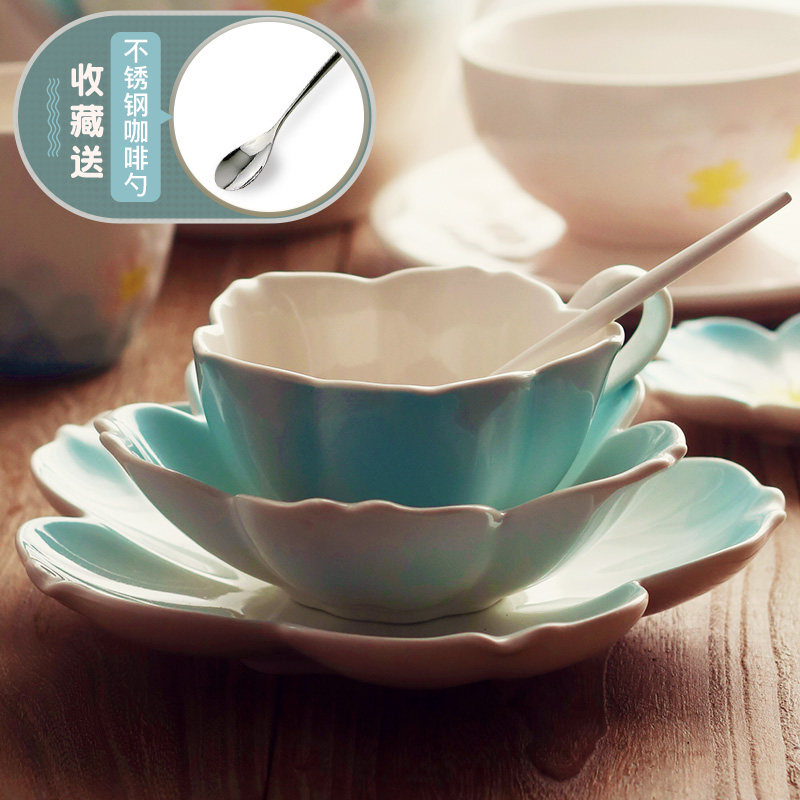 樱花杯欧式小奢华陶瓷咖啡杯碟套装家用下午茶茶具套装英式花茶杯在类目 餐饮具, 咖啡器具, 咖啡杯中 - 来自Buy2taobao.com提供专业的淘宝代购服务