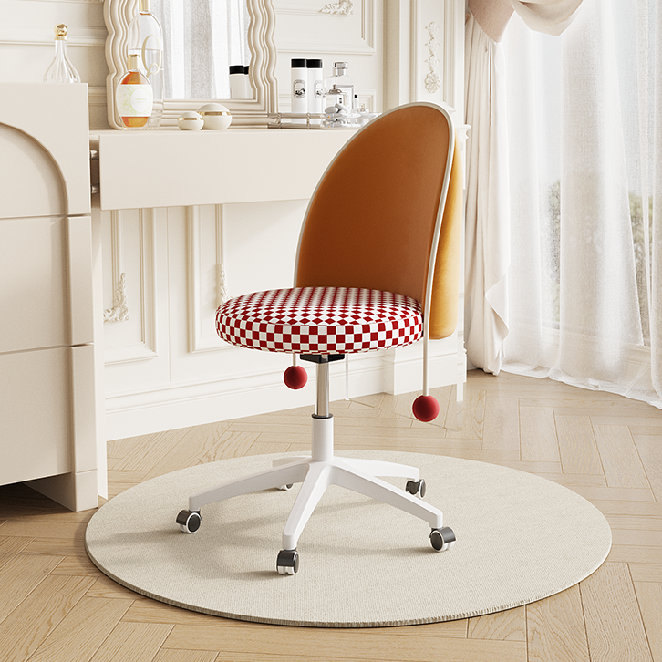 法式设计师现代简约轻奢高级感化妆凳家用卧室旋转椅子梳妆台凳子