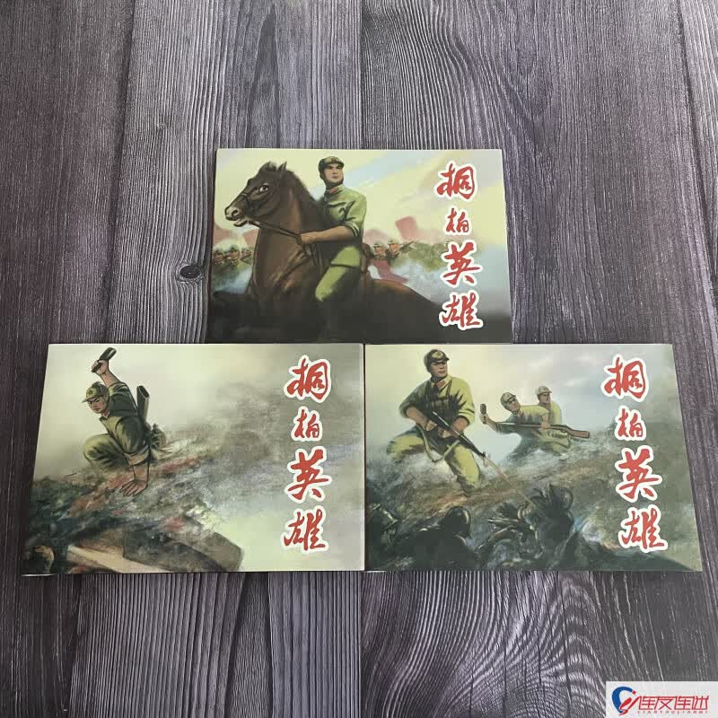 桐柏英雄 全3册 32开大精 连环画小人书 陈水远 绘 义海