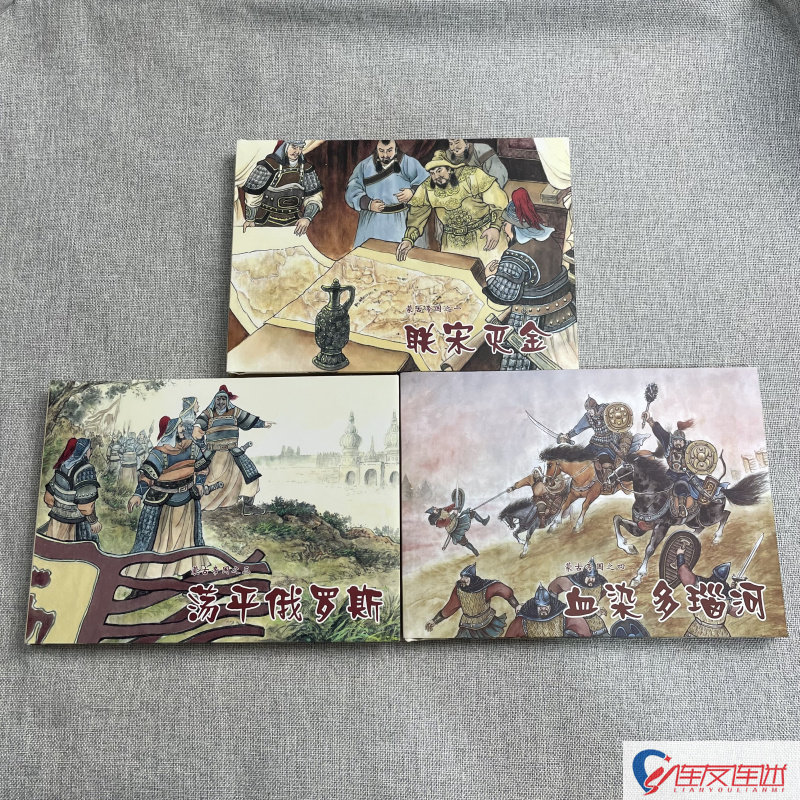 联宋灭金 荡平俄罗斯 血染多瑙河 蒙古帝国系列 连环画小人书 王勇 等绘