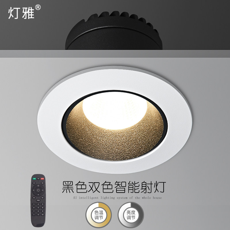 灯雅 无主灯照明嵌入式射灯三色变光客厅家用过道LED天花玄关筒灯|ruв категории награду материалов, огни освещения, прожектор - от Buy2taobao.com для оказания профессиональной услуги покупки агента Taobao