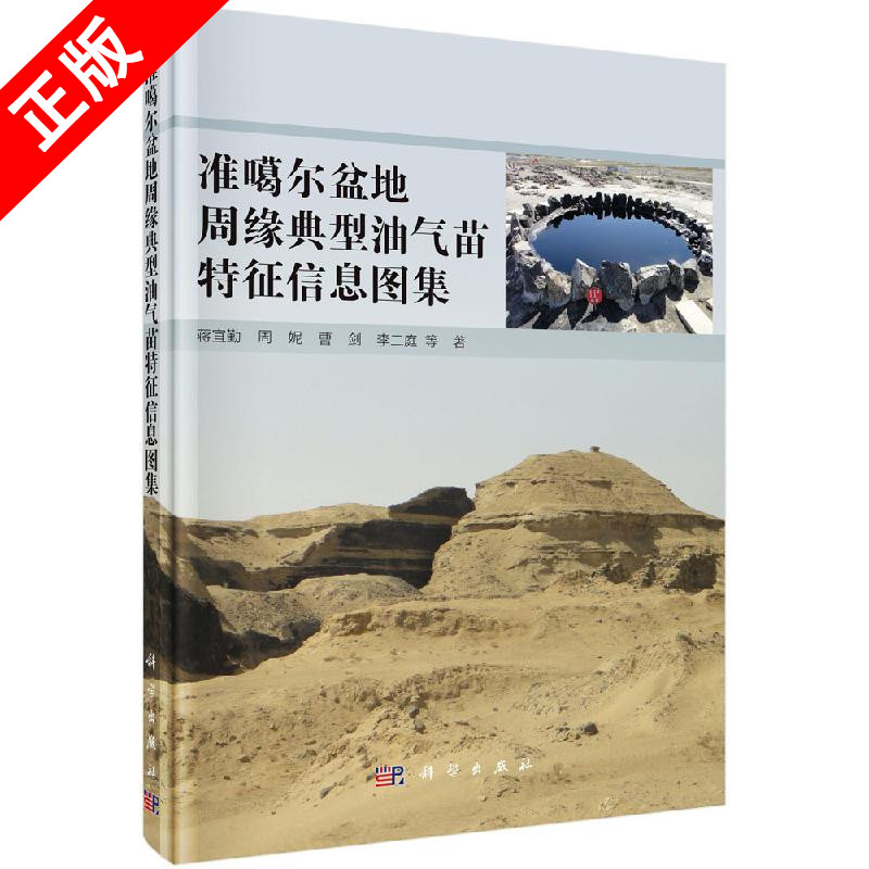 正版准噶尔盆地周缘典型油气苗特征信息图集书籍