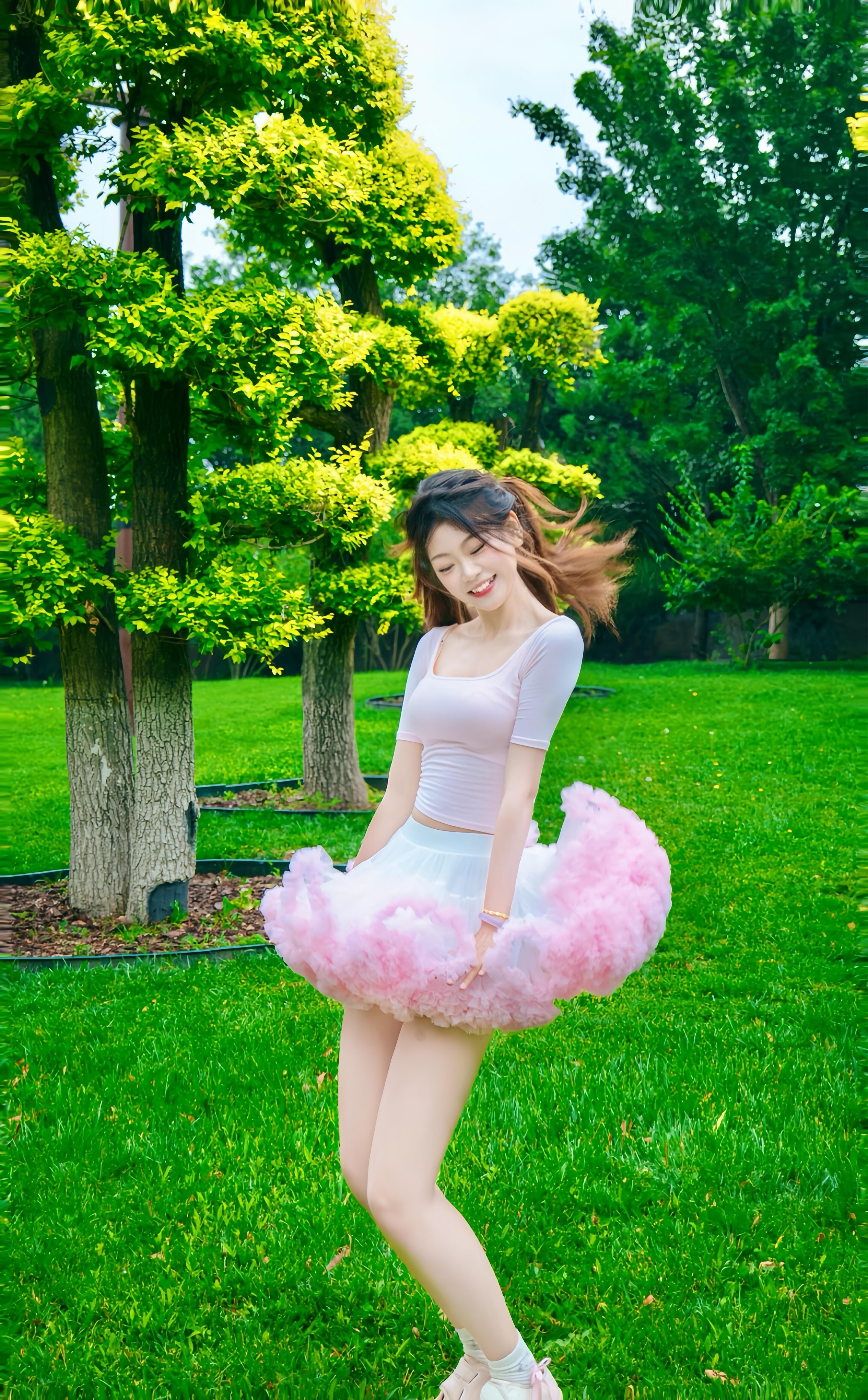 半身裙蓬蓬纱公主风少女心芭蕾舞蹈裙甜美JK裙大人tutu短裙春夏季