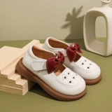 Наряд маленькой принцессы, весенняя детская обувь для кожаной обуви, из натуральной кожи, мягкая подошва