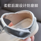 Летние сандалии для принцессы, детская обувь, 2024 года, мягкая подошва, из натуральной кожи