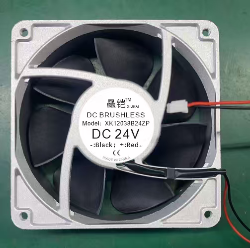 飍铠12cm厘米12公分12038滚珠24v机箱柜焊机散热风扇120*120*38mm
