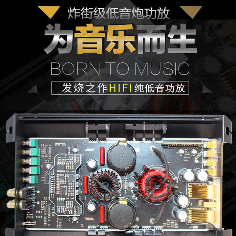 数字12寸无源双音圈低音功放