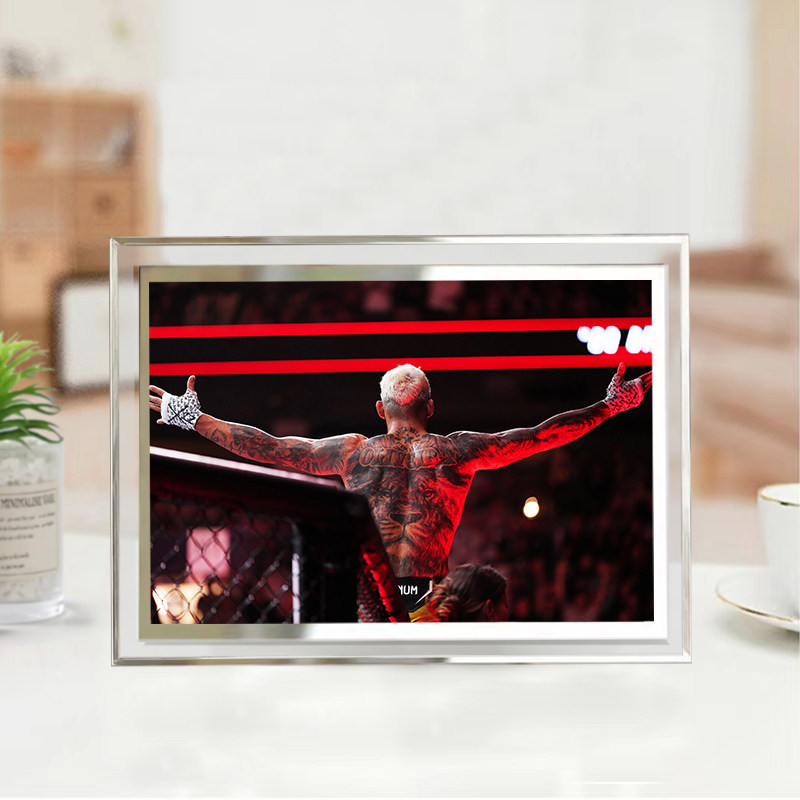 奥利维拉相框玻璃摆台拉哥励志格斗房间桌面摆件海报定制生日礼物,家居饰品,现代装饰画,淘宝优惠券,粉丝福利购,淘宝优惠卷