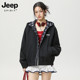 JEEP 小个子拼色夹克学生春装 SPIRIT吉普连帽外套女2026春季 新款