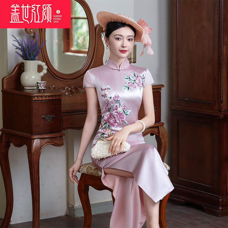 盖世红颜复古婚礼刺绣