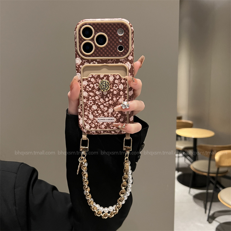 适用于苹果17promax卡包手机壳