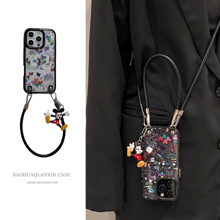 适用于苹果16promax手绳手机壳