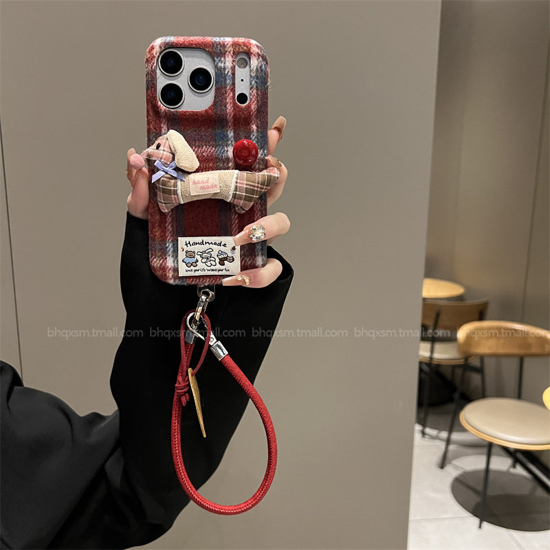 适用于苹果17promax手绳手机壳