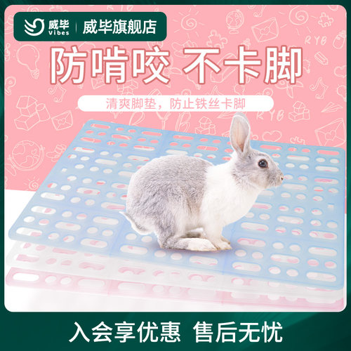 威毕健爽兔子脚垫荷兰猪底板