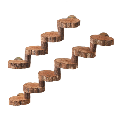 威毕小宠通用藤木爬梯吊桥玩具