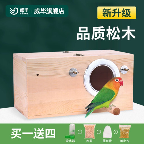 玄凤虎皮牡丹鹦鹉鸟用繁殖箱