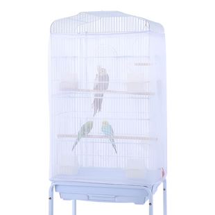 鸟笼防溅洒罩笼子防溅纱网防撒防洒防飞毛防蚊鹦鹉笼鸟笼网纱罩